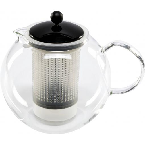 bodum ASSAM F/PLST 1.5 Liter čajovar transparentní, černá