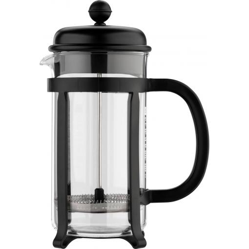 bodum PRESS JAVA Kávovar transparentní, černá připraví šálků najednou=8