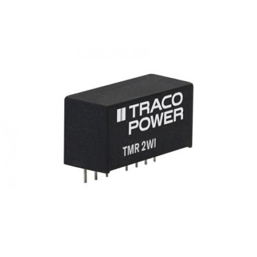 TRACOPOWER Měnič DC/DC TMR 2WI, výstup: 15 V dc 1.5 kV dc, Vin 36V dc 67 mA, Vin 9V 2 W -40 °C 85 °C Průchozí otvor