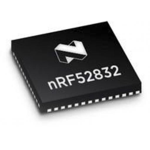 Nordic Semiconductor SoC Bluetooth nRF52832-QFAA-T Mikroprocesor 32bitový ARM Cortex M4, Bluetooth Smart, počet kolíků:
