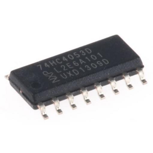 Nexperia Multiplexer/demultiplexer 3 CMOS Demultiplexor, Multiplexer CMOS, počet kolíků: 16 kolíkový, SOIC