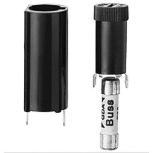 Držák pojistky s montáží na desku plošných spojů 10 A 250 V ac Eaton 5 x 20 mm 1pólový