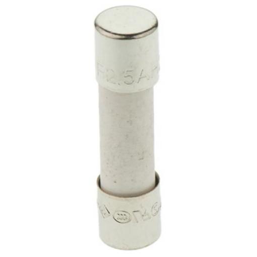 Kazetová pojistka 2.5A F 5 x 20 mm Eaton Keramika 250V ac