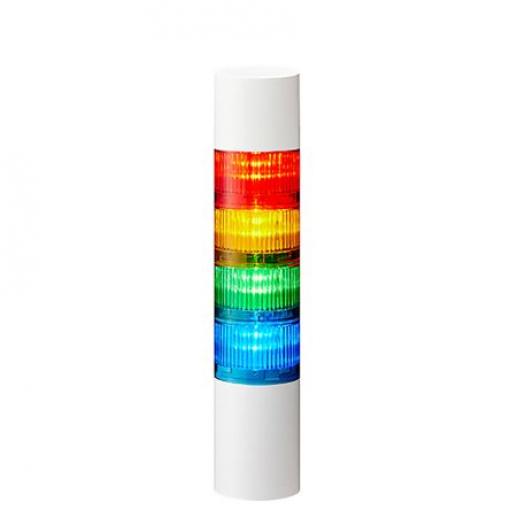 Patlite Signální věž, řada: LR6 LED Bzučák 24V dc