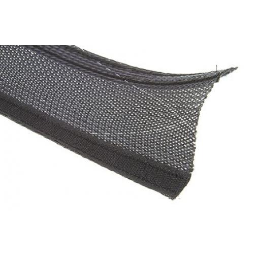 Kabelový návlek Polybutylentereftalát Expanzní poměr Pletený Černá Alpha Wire 50.8 mm 7m, řada: FIT Wire Management