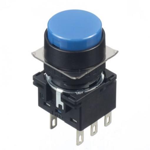 Idec Tlačítkový spínač, řada: LB IP65 DPDT Udržované 16 mm 5 A 30 V dc 125 V ac