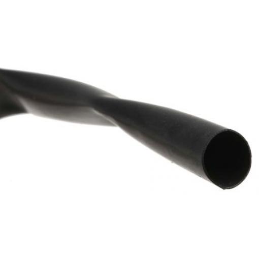 TE Connectivity Teplem smrštitelné bužírky průměr 6.4 mm Černá smršťovací poměr 2:1 Polyolefin 8m, řada: LSTT