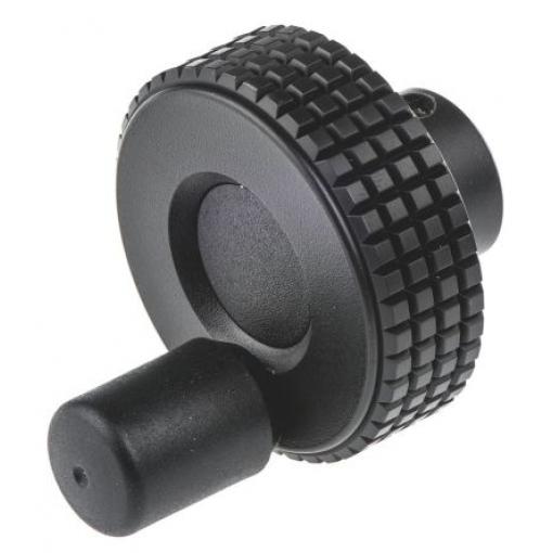 34398-C9 Elesa Černá Technopolymer Ruční kolo 40 mm