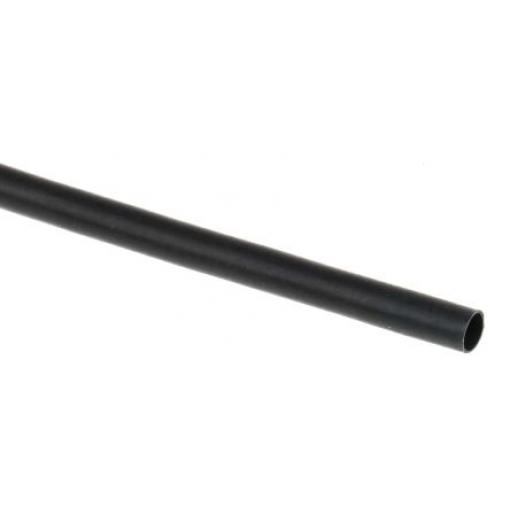TE Connectivity Teplem smrštitelné bužírky průměr 2.4 mm Černá smršťovací poměr 2:1 Polyolefin 1.2m, řada: RNF-100
