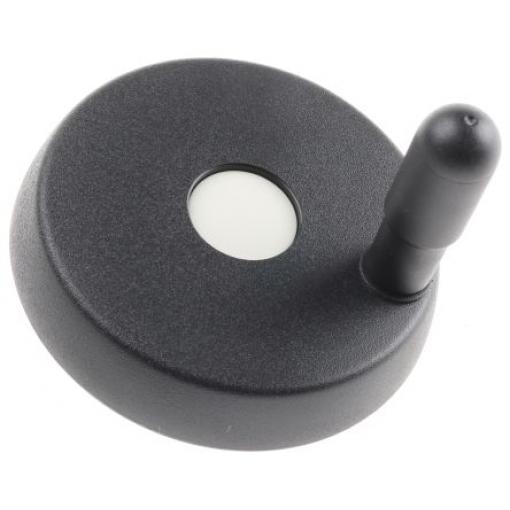 72651 Elesa Černá Technopolymer Ruční kolo 83 mm