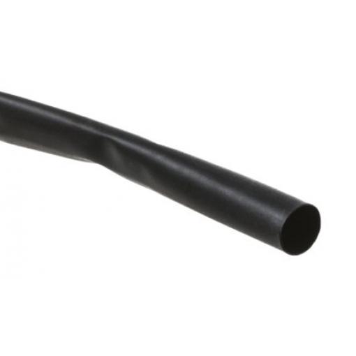 TE Connectivity Teplem smrštitelné bužírky průměr 6.4 mm Černá smršťovací poměr 2:1 Polyolefin 8m, řada: CGPT