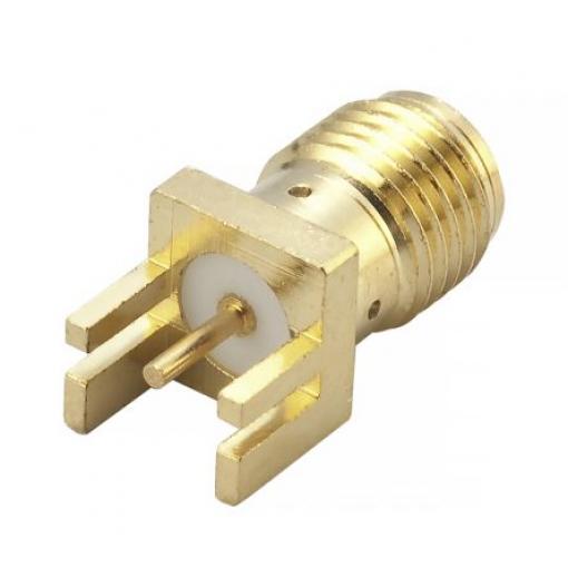RS PRO Koaxiální konektor, řada: SMA 27G Samec/samice, 50 Ω, orientace těla: Rovný, Hranice Konektor SMA Pájecí, 26.5GHz