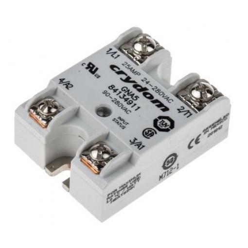 Sensata / Crydom Polovodičové relé 25 A Panel 280 V ac GNA5 280V ac