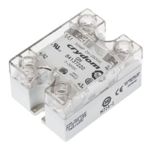 Sensata / Crydom Polovodičové relé 50 A Panel 280 V ac GN 32V dc