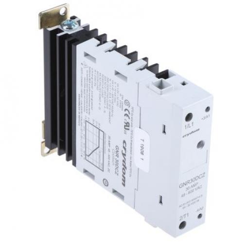 Sensata / Crydom Polovodičové relé 30 A Lišta DIN 600 V ac GNR 22.5 32V dc