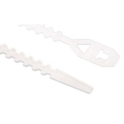 Stahovací páska Stahovací páska HT-4.9 125 mm 6.4mm Přírodní Polyetylen Essentra