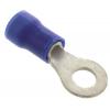 Krimpovací kroužková svorka, řada: PLASTI-GRIP, pokovení: Cín, M4, Modrá, 105 °C, min. AWG: 16 AWG, max. AWG: 14 AWG,