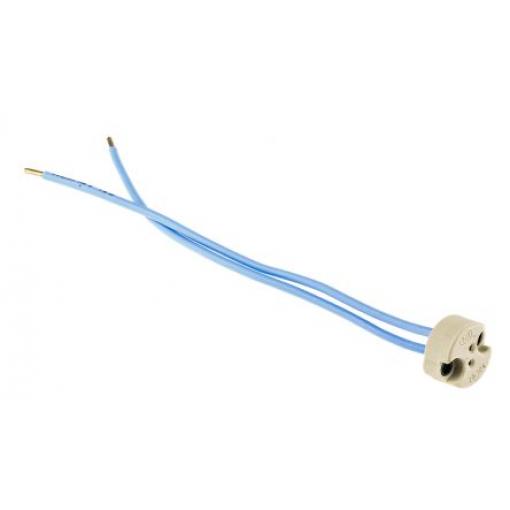 BJB Objímka, řada: Lampholders for Low Voltage Halogen Lamps G4, počet kolíků: 2 kolíkový Keramika, Polyfenylen sulfid