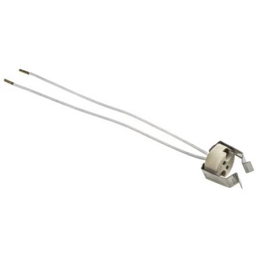 BJB Objímka, řada: Lampholders for Low Voltage Halogen Lamps GX5.3, počet kolíků: 2 kolíkový Keramika, Slídové pro