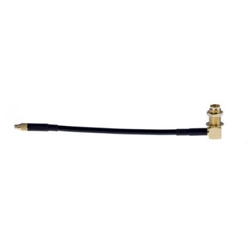 Koaxiální kabel, řada: LPRS-MMCX, Černá Vnější, A: Rovný, B: Přímý 100 mm LPRS