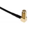 Koaxiální kabel, řada: LPRS-UFL, Černá, A: UFL Vnitřní, B: SMA 100 mm LPRS