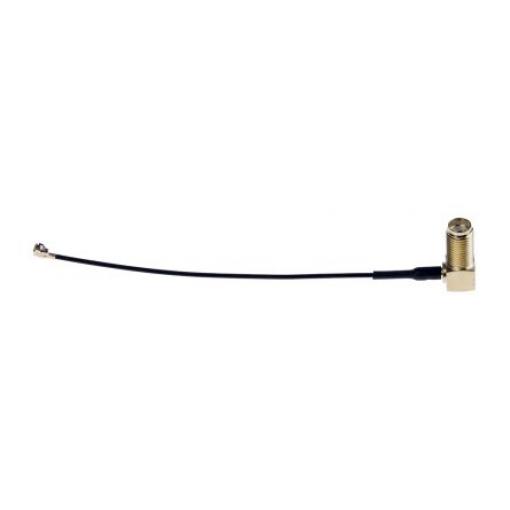 Koaxiální kabel, řada: LPRS-UFL, Černá, A: UFL Vnitřní, B: SMA 100 mm LPRS