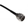 Koaxiální kabel LMR-195, A: Typ N, B: RP-SMA LPRS S koncovkou