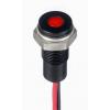 Indikátor pro montáž do panelu Zapuštěné barva Červená Olověný drát, 10.8 V dc, 13.2 V dc RS PRO, IP67