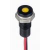 Indikátor pro montáž do panelu Zapuštěné barva Žlutá Olověný drát, 10.8 V dc, 13.2 V dc RS PRO, IP67