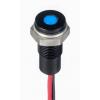 Indikátor pro montáž do panelu Zapuštěné barva Modrá Olověný drát, 10.8 V dc, 13.2 V dc RS PRO, IP67
