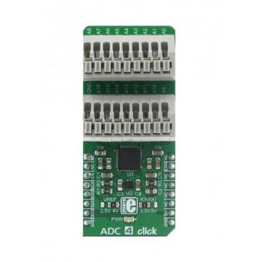 Vývojová sada MIKROE-2879 ADC/DAC for Mikroe-2879, klasifikace: Vývojová sada ADC 4 Click MikroElektronika