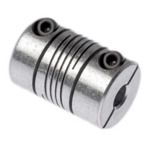 Spojka 12.7 mm OD 725.13.1818 Huco 4 mm 4 mm, délka: 19.1 mm