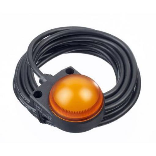 Indikátor pro montáž do panelu Prominentní barva Oranžová, 24 V ac/dc, 24 V dc Idec, IP67