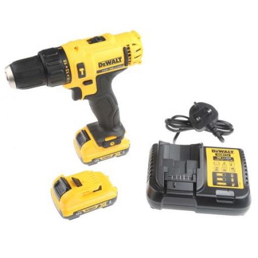 Akumulátorové vrtačky 10.8V Li-Ion 2Ah (DCD716) Dewalt