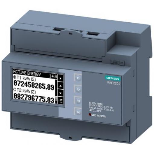 řada: SENTRON PAC2200 Impulzový výstup výška číslice 85 mm Siemens