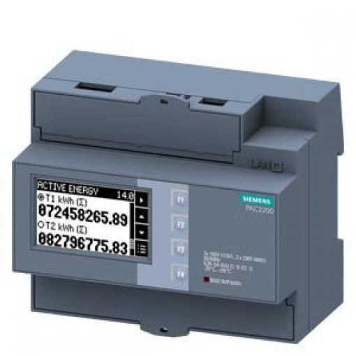 řada: SENTRON PAC2200 Impulzový výstup výška číslice 85 mm Siemens