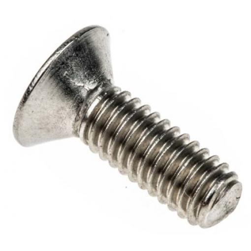 Šroub s vnitřním šestihranem, Nerezová ocel hlavice Zápustný s vnitřním šestihranem, M4, délka: 12mm, Prostý 0.7mm