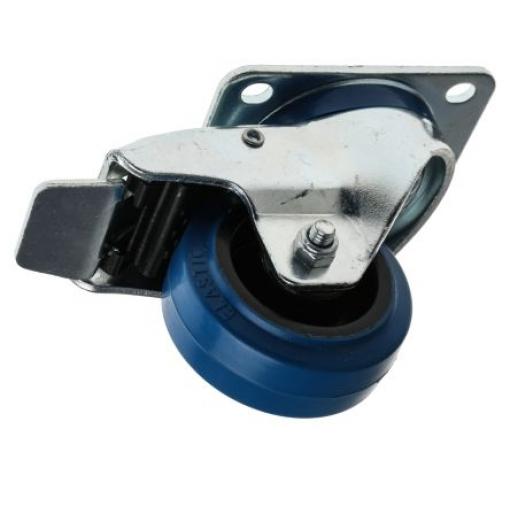 RS PRO Brzděné otočné 150 kg 80 mm, Pružný