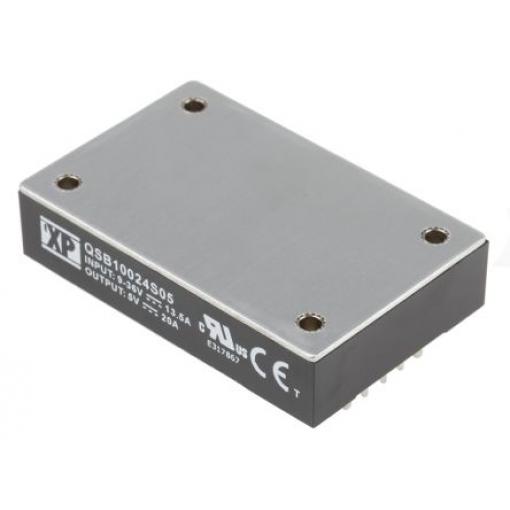XP Power Měnič DC/DC QSB100, výstup: 5 V dc 1.5 kV dc, Vin 36V dc 20 mA, Vin 9V 350 W -40 °C 100 °C Průchozí otvor