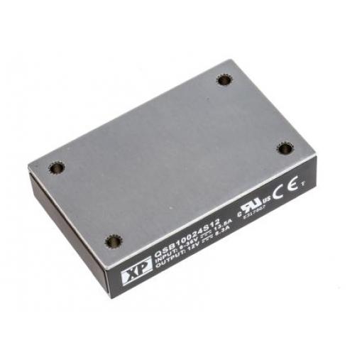 XP Power Měnič DC/DC QSB100, výstup: 12 V dc 1.5 kV dc, Vin 36V dc 8.3 mA, Vin 9V 350 W -40 °C 100 °C Průchozí otvor