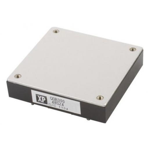 XP Power Měnič DC/DC QSB300, výstup: 24 V dc 1.5 kV dc, Vin 36V dc 12.5 A, Vin 9V 300 W -40 °C 100 °C Průchozí otvor