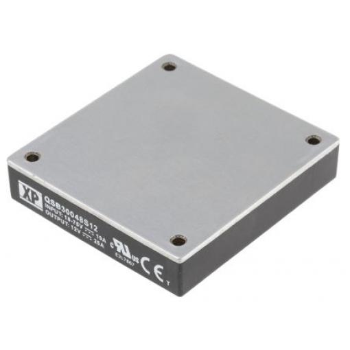 XP Power Měnič DC/DC QSB300, výstup: 12 V dc 1.5 kV dc, Vin 75V dc 25 mA, Vin 18V 300 W -40 °C 100 °C Průchozí otvor