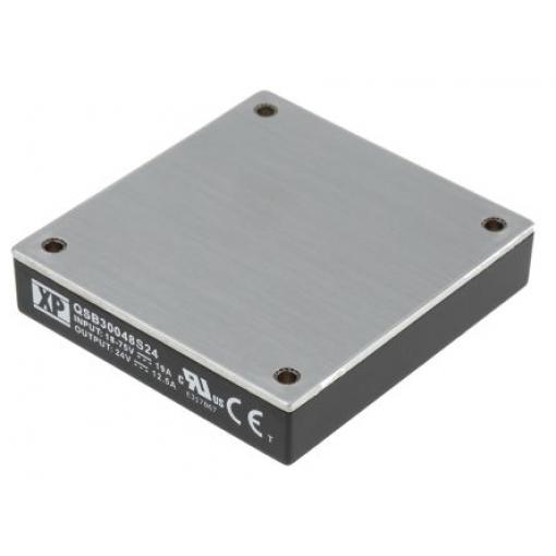 XP Power Měnič DC/DC QSB300, výstup: 24 V dc 1.5 kV dc, Vin 75V dc 12.5 mA, Vin 18V 300 W -40 °C 100 °C Průchozí otvor