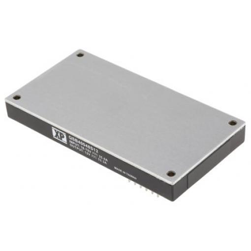 XP Power Měnič DC/DC QSB400, výstup: 12 V dc 1.5 kV dc, Vin 75V dc 33.3 mA, Vin 18V 400 W -40 °C 100 °C Průchozí otvor
