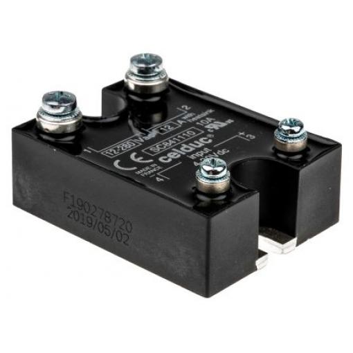 Celduc Polovodičové relé 12 A Panel 280 Vrms SC8 30V dc