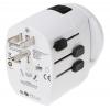 SKROSS Cestovní adaptér Evropa, Cestovní adaptér Austrálie, Velká Británie, Čína, USA, USB 6.3A