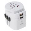 SKROSS Cestovní adaptér Evropa, Cestovní adaptér Austrálie, Velká Británie, Čína, USA, USB 6.3A