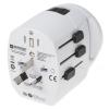 SKROSS Cestovní adaptér Evropa, Cestovní adaptér Austrálie, Velká Británie, Čína, USA, USB 6.3A