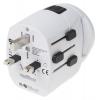 SKROSS Cestovní adaptér Evropa, Cestovní adaptér Austrálie, Velká Británie, Čína, USA, USB 6.3A