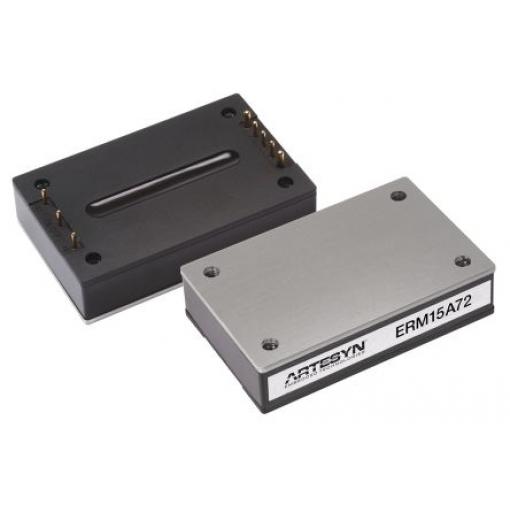 Artesyn / Advanced Energy Měnič DC/DC ERM75, výstup: 15 V dc 1.5 kV dc, Vin 101V dc 5 A, Vin 43V 75 W -40 °C 85 °C